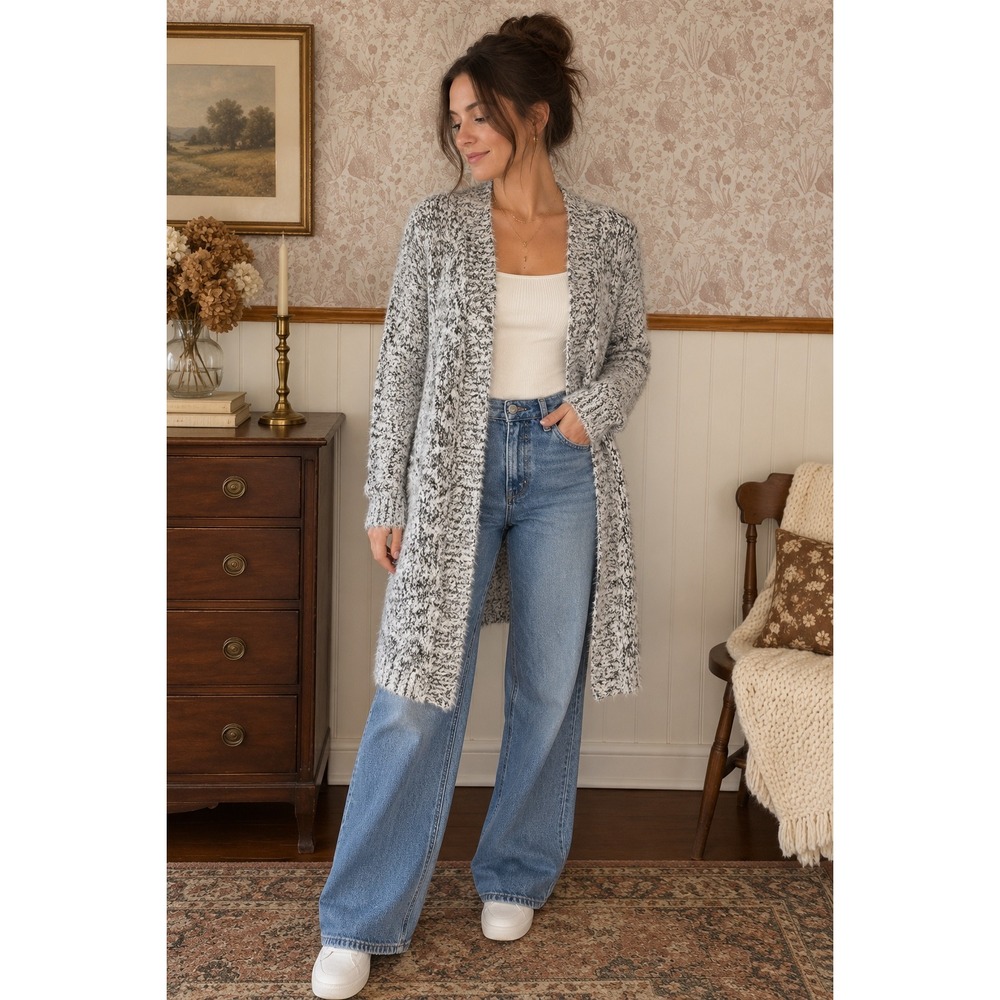 Pink Lily Super Soft Long Open Cardigan – Size S